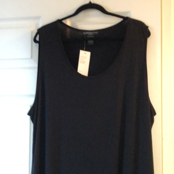 Beautiful black high low dress size 3X NWT - Picture 2 of 6